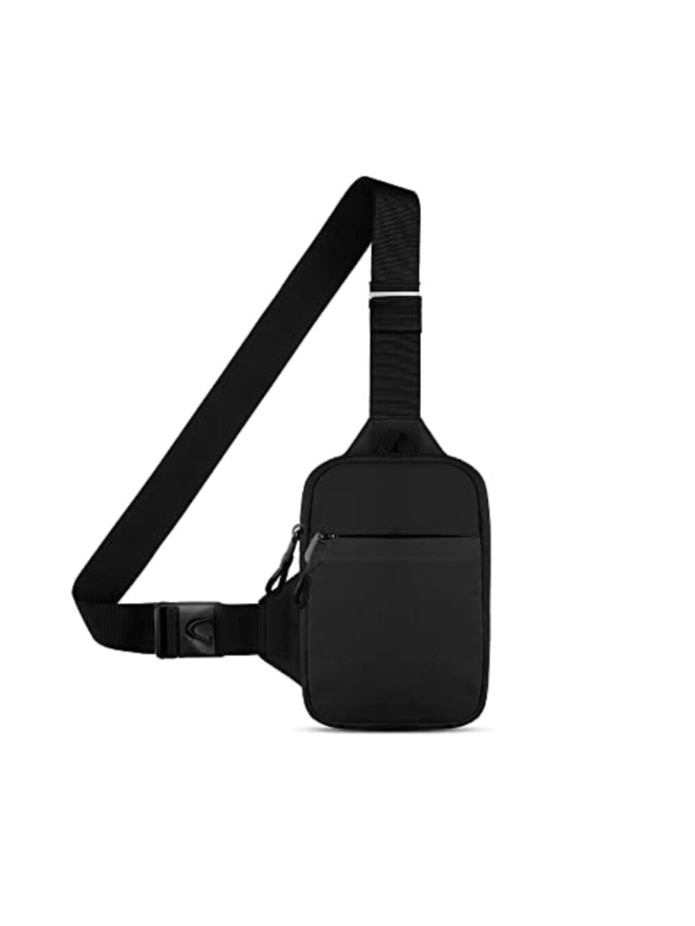 Mini Crossbody Sling Bag Chest Bag Dual Pocket Water Resistant Fanny Pack
